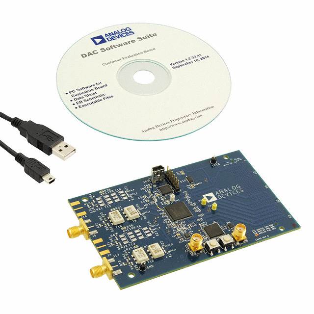 AD9135-FMC-EBZ Analog Devices Inc.  Cartes d'évaluation - Convertisseurs numériques-analogiques (DAC)